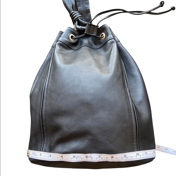 Marco Buggiani Leather Drawstring Bag main image 11